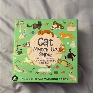 Eccolo Cat Match Up Game - Green and Multicolor-NWT